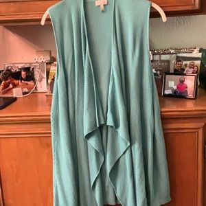 Logo Waffle Knit Vest